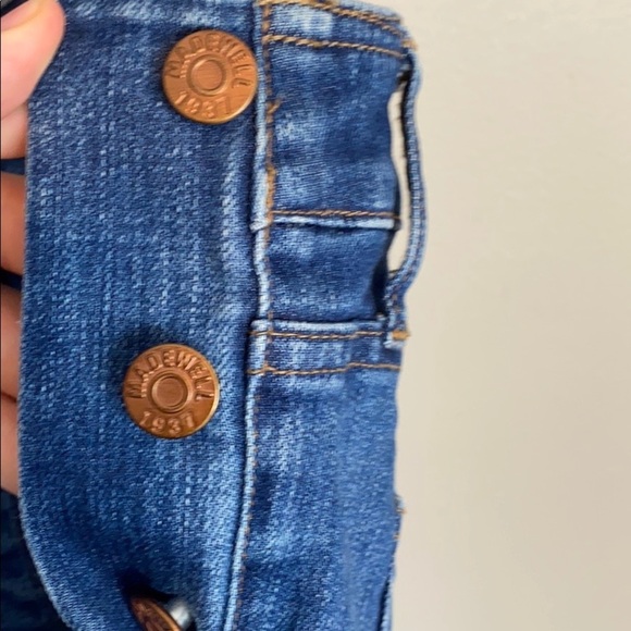 Madewell Adrian Distressed Jean Skinny Fit Overalls Size XXS - Picture 9 of 14
